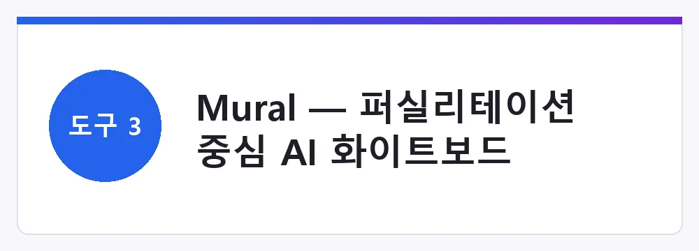 Mural — 퍼실리테이션 중심 AI 화이트보드